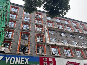 成都腳手架施工現(xiàn)(xiàn)場案例